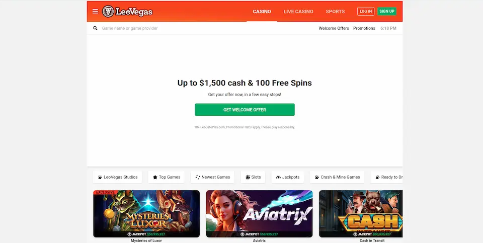 leovegas казино